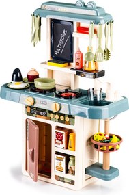 Gyerek játékkonyha hang- és fényhatásokkal, 46 részes készlet