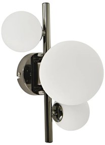 Brilagi - LED Fali lámpa MILLA 3xG9/3W/230V fényezett króm/fehér