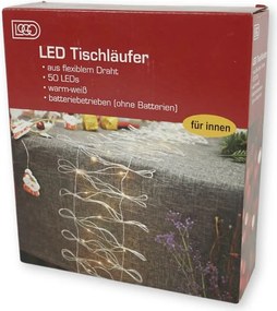 Karácsonyi lánc 50 LED, asztali futó