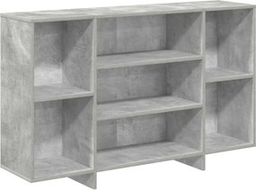 vidaXL betonszürke szerelt fa tálalószekrény 120x30x75 cm