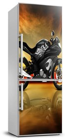 Hűtőre ragasztható matrica Motorkerékpár sport FridgeStick-70x190-f-75780706