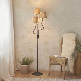 Endon glamour modern állólámpa wriggle fekete end114221