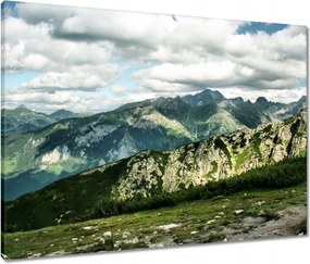 Vászonkép 80x60 Kilátás a Tátrából