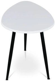 Dohányzóasztal 60×40 cm, MDF, Fehér. AF-3011 WT