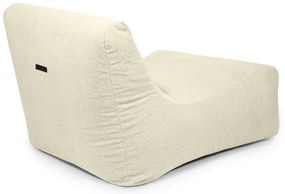 Krémszínű buklé babzsákfotel Lounge 100 – SLOWDOWN