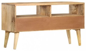 tömör mangófa TV-szekrény 90 x 30 x 50 cm
