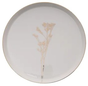 Étkészlet 27 db fehér/arany/porcelán