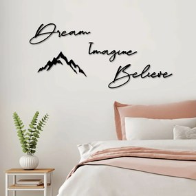 Dream fém fali dekoráció, 47×16 cm