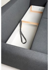 Sötétszürke kinyitható kanapé Pop - Bonami Selection