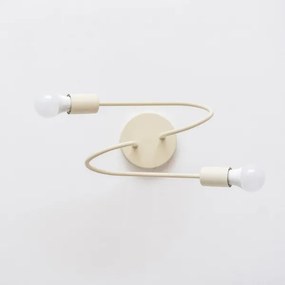 Felületre szerelhető csillár OXFORD 2xE27/15W/230V krémszínű