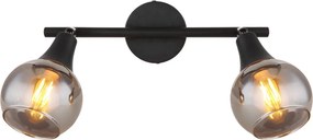 Spot Lámpa Fekete Matt GLYPTAR GLOBO-57904-2