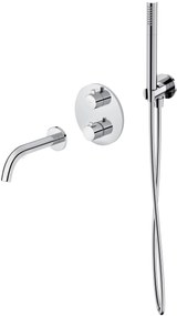 Set kád és zuhany csaptelep Cersanit Zen S951-564, zuhany készlet Cersanit Inverto S951-708, S951-553
