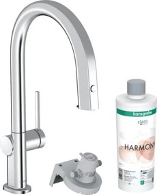 Mosogató csaptelep Hansgrohe Aqittura leeresztőszelep nélkül króm 76801000