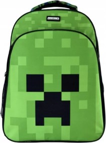 Minecraft Green Face iskolatáska, táska 40 cm