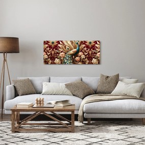 Kép – Elegáns páva (120x50 cm)