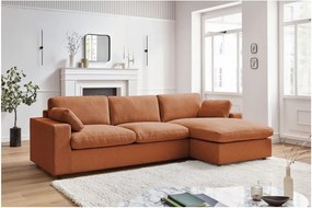 Narancssárga sarokkanapé Belair – Bobochic Paris