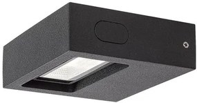RÁBALUX 7052 GANGES Modern Kültéri Fali Lámpa Matt Fekete IP44