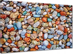 Vászonkép 100x70 Színes kavicsok