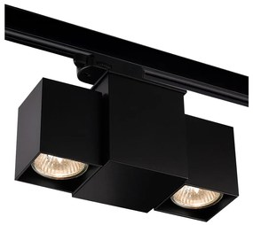 Shilo 6631 - Spotlámpa sínrendszerhez BIZEN 2xGU10/15W/230V fekete