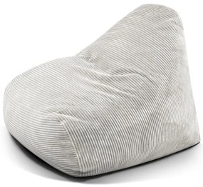 Krémszínű kordbársony babzsákfotel Snug 100 – SLOWDOWN