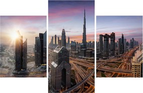 Kép - Dubai panorámája (90x60 cm)