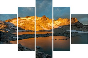 Egy hegyvidéki táj képe (150x105 cm)