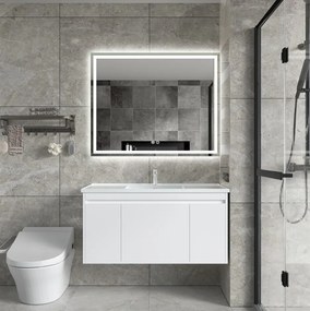 Erga Harper, LED tükör 100x80cm, 2760 lm, 6500K, első/hátsó világítás, ERG-V01-113-1080-00