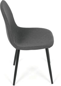 CT-V2972 GREY2 szürke szövet étkezőszék