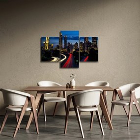 Kép - Éjszakai város (90x60 cm)