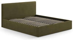 Zöld kárpitozott ágytámla 170,5x100 cm Remo – Micadoni