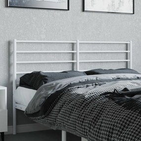 fehér fém fejtámla 160 cm