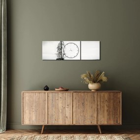 Kép - Egy hajó az óceánon (órával) (90x30 cm)
