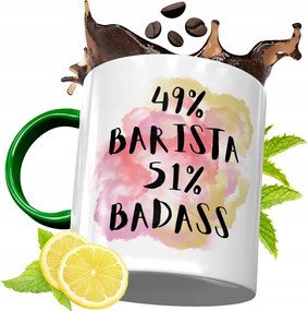 Zöld Bögre Baristáknak Születésnapi Ajándék fényképes nyomtatással