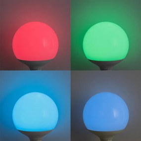 Okos E27 LED izzó G120 Matt RGBW 9W 806 lm 2700-6500K