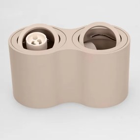 BRILAGI - Spotlámpa MIA DOUBLE 2xGU10/30W/230V bézs