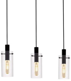 Eglo 97367 - Csillár zsinóron MONTEFINO 3xE27/60W/230V