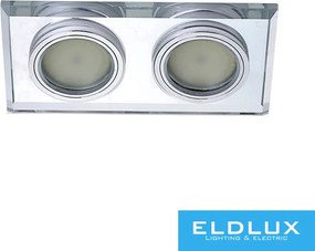 ELDLUX MIRROR süllyesztett lámpatest billenthető 2×GU10 króm