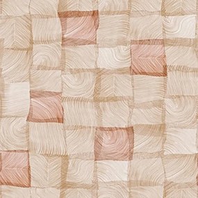 Cerata Abrosz Nem Szőtt Bőrből Bézs Kockás Maziaje 140x230