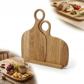 Impregnált tölgy deszka szett Valentin napi állványon