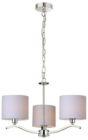 ZUMA LINE RLD94103-3 CARMEN Modern Csillár Fehér, Króm E14 IP20