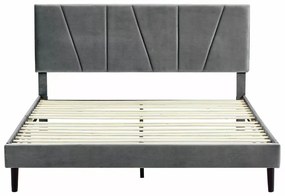 Savana Velvet franciaágy szürke 120x200cm
