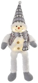 LED karácsonyi dekoráció 6xLED/3xAA hóember