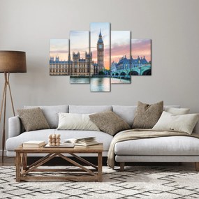 Kép - London pasztell színekben (150x105 cm)