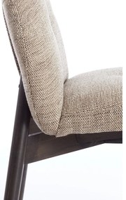 Bézs kárpitozott étkezőfotel szett 2 db-os Sinosa – Light &amp; Living