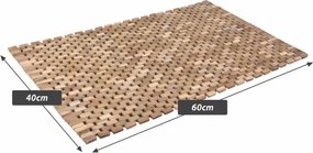 Csúszásgátló szőnyeg teak natúr 60 x 40 cm