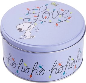PEANUTS fém tárolódoboz, Snoopy Love Ø13,5 cm