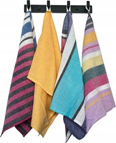 4 db-os Pamut Konyhai Törlőkendő Szett Medállal Konyhai Törölköző Szett