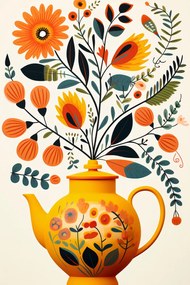 Poszter 30x45cm Buja tea