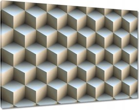 Festmények 100x70 3D kockák