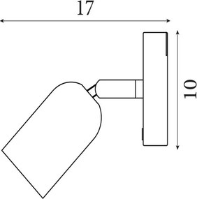 Searchlight 23350GR - LED fényerőszabályozható, újratölthető fali lámpa CONE LED/1,5W/5V zöld